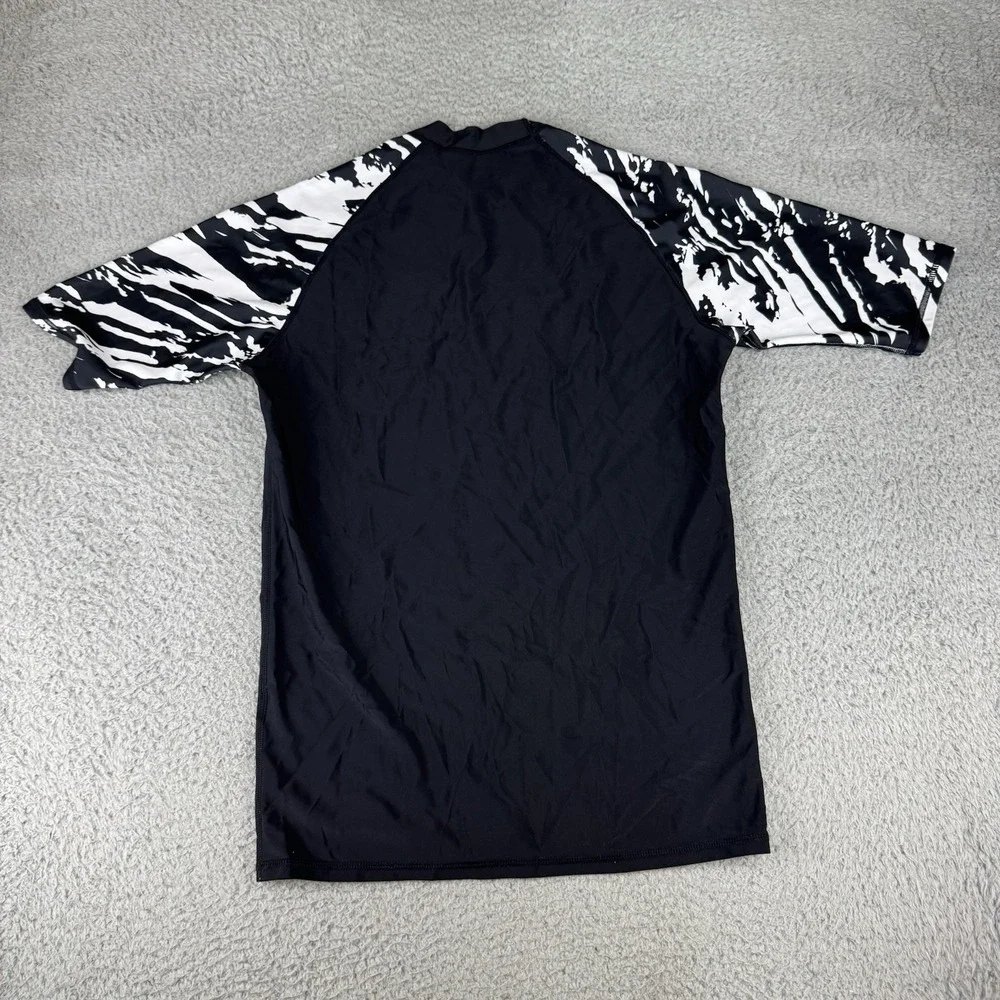 AXESEA Short Sleeve Shirt‎ Solid Sun Protection Rashguard SwimShirt UPF Men's M